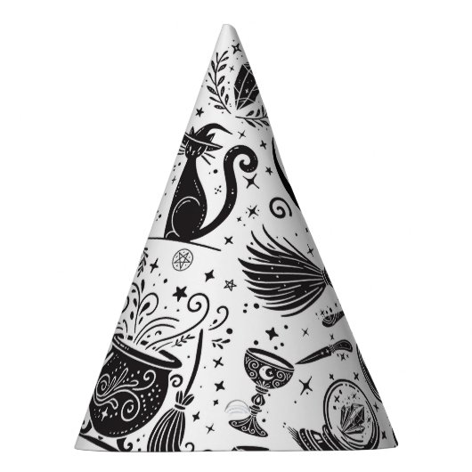 Magische heks grillige wiccan heidense partij feesthoedjes (Rechts)