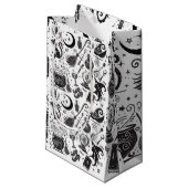 Magische heks grillige wiccan heidense partij klein cadeauzakje (Voorkant Gekanteld)
