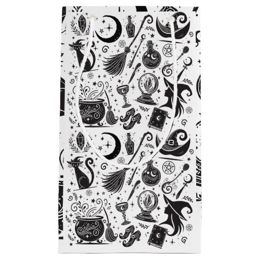 Magische heks grillige wiccan heidense partij klein cadeauzakje (Voorkant)