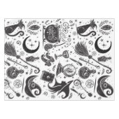 Magische heks grillige wiccan heidense partij tafelkleed (Voorkant (Horizontaal))