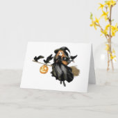 Magische Heks Kaart (Gele Bloem)