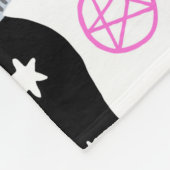  magische heks naadloos patroon. Witvaartuig b Fleece Deken (Hoek)