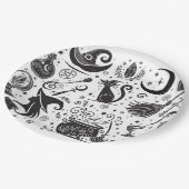 Magische Heks Whimsicale Wiccan Heidense Feest Papieren Bordje (Gekanteld)