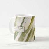Magische heksen Brew Green Art Mok (Voorkant links)