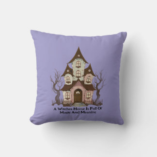 Magische Hekserij Boshuis Cottage Thuis Kussen