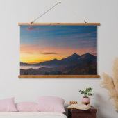 Magische hemel boven de berg Storžič Hangend Wandkleed (Slaapkamer)