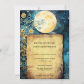 Magische hemelse astro kosmische gouden sterren ma kaart (Voorkant)