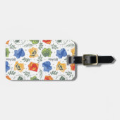 Magische Herbologie HOGWARTS™ Huizen Patroon Bagagelabel (Voorkant horizontaal)