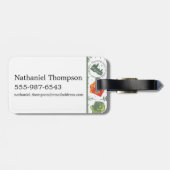 Magische Herbologie HOGWARTS™ Huizen Patroon Bagagelabel (Achterkant horizontaal)