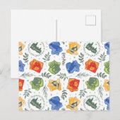 Magische Herbologie HOGWARTS™ Huizen Patroon Briefkaart (Voorkant / Achterkant)