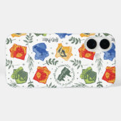 Magische Herbologie HOGWARTS™ Huizen Patroon Case-Mate iPhone Case (Achterkant (horizontaal))