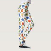 Magische Herbologie HOGWARTS™ Huizen Patroon Leggings (Rechts)