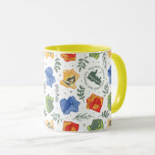 Magische Herbologie HOGWARTS™ Huizen Patroon Mok (Voorkant rechts)