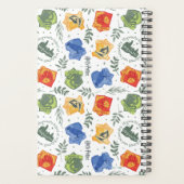 Magische Herbologie HOGWARTS™ Huizen Patroon Planner (Achterkant)