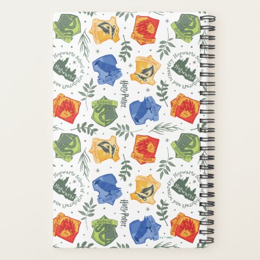 Magische Herbologie HOGWARTS™ Huizen Patroon Planner (Achterkant)