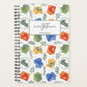 Magische Herbologie HOGWARTS™ Huizen Patroon Planner (Voorkant)