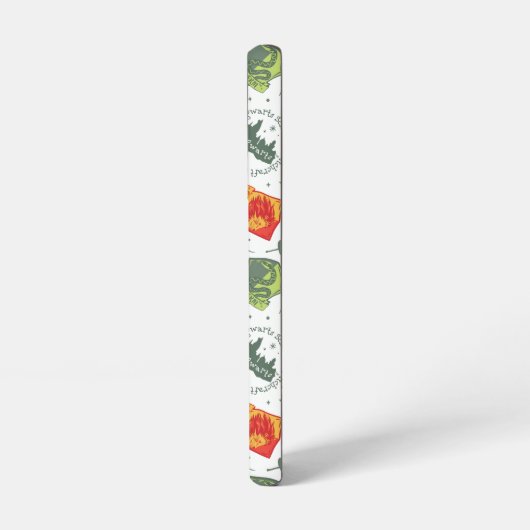 Magische Herbologie HOGWARTS™ Huizen Patroon Samsung Galaxy Hoesje (Linkerkant)