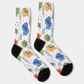 Magische Herbologie HOGWARTS™ Huizen Patroon Sokken (Rechts)