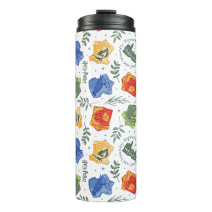 Magische Herbologie HOGWARTS™ Huizen Patroon Thermosbeker