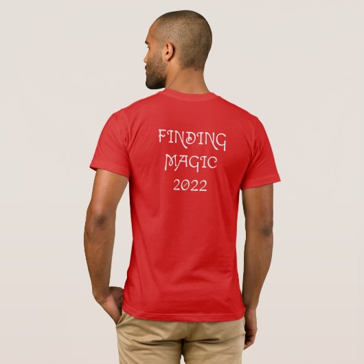 Magische herdenking T-Shirt - Cherry Red (Achterkant volledig)