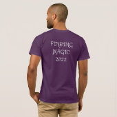 Magische herdenking T-Shirt - Deep Paars (Achterkant volledig)