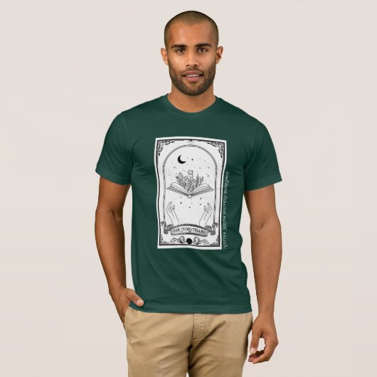 Magische herdenking T-Shirt vinden - Donkergroen (Voorkant volledig)