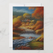 Magische Herfst Bos bruiloft - Romantisch Reverie Kaart (Voorkant)