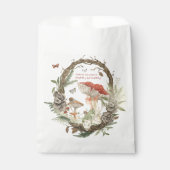 Magische herfst bos fee | Verjaardag Bedankzakje (Voorkant)