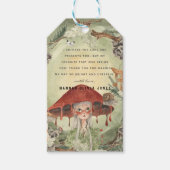 Magische herfst bos fee | Verjaardag Cadeaulabel (Voorkant)