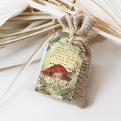 Magische herfst bos fee | Verjaardag Cadeaulabel