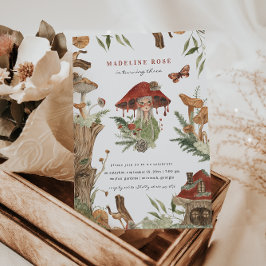 Magische herfst bos fee | Verjaardag Kaart