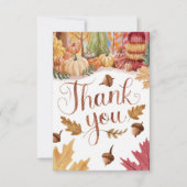 Magische Herfst Herfst Bedankkaart (Voorkant)