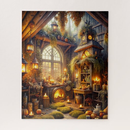 Magische Herfst puzzel (Verticaal)