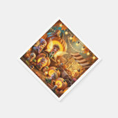 Magische Herfst Sprookje Pompoen Patch Découpage S Servet (Hoek)