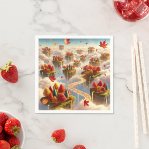 Magische Herfsten in de lucht Découpage servetten