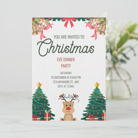 Magische herinneringen: Uitnodiging voor een Vroli (Staand voorkant)