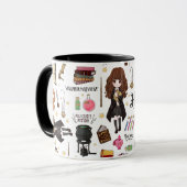 Magische Hermione Granger Waterverf Mok (Voorkant links)
