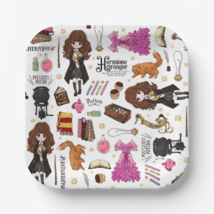 Magische Hermione Granger Waterverf Papieren Bordje