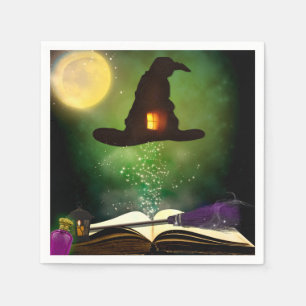 Magische Hoed & Magisch Spreukenboek Whimsical Fee Servet