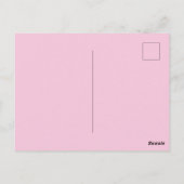 Magische hoeven: het regenboog eenhoorn varken briefkaart (Achterkant)