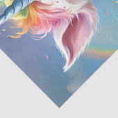 Magische hoeven: het regenboog eenhoorn varken tissuepapier (Detail)