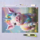 Magische hoeven: het regenboog eenhoorn varken tissuepapier (Craft)