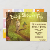 Magische hond en kat Baby shower Tea Kaart (Voorkant / Achterkant)
