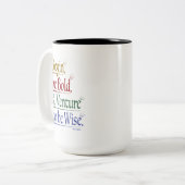 Magische Horace citaat 15oz. tweetonige Mok (Voorkant links)