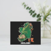 Magische Ierland Kaart Kabouter Regenboog (Staand voorkant)