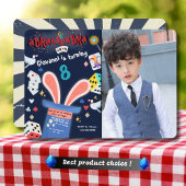 Magische illusie Verjaardag Uitnodiging Aangepaste