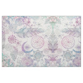 Magische Iridescent Glitter Feathers Drocatcher Stof (Fat Quarter)