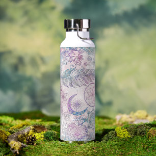 Magische Iridescent Glitter Feathers Drocatcher Waterfles