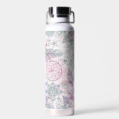 Magische Iridescent Glitter Feathers Drocatcher Waterfles (Achterkant)