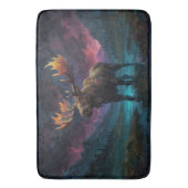 Magische Jasper Moose en Rocky Mountains Badmat (Voorkant Verticaal)